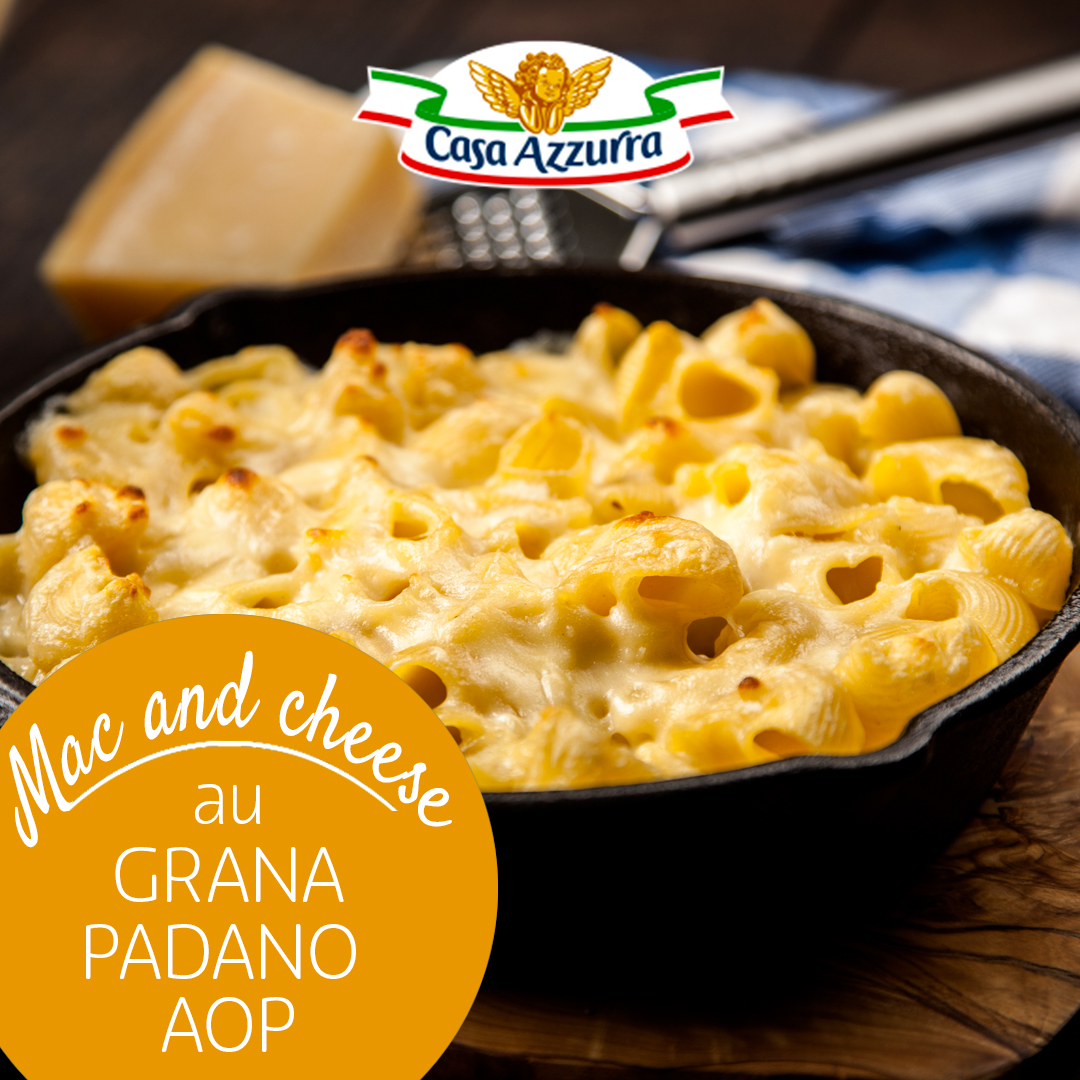 Mac and cheese au grana padano AOP Casa Azzurra