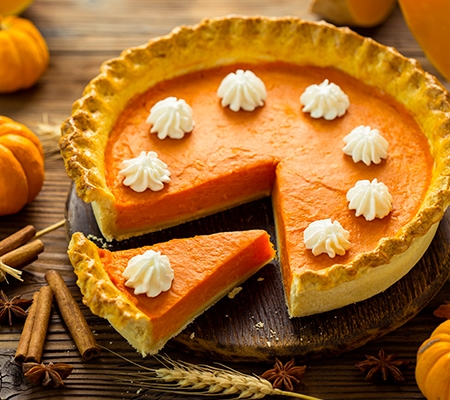 Tarte Pumpkin à la ricotta riche en protéines naturelles