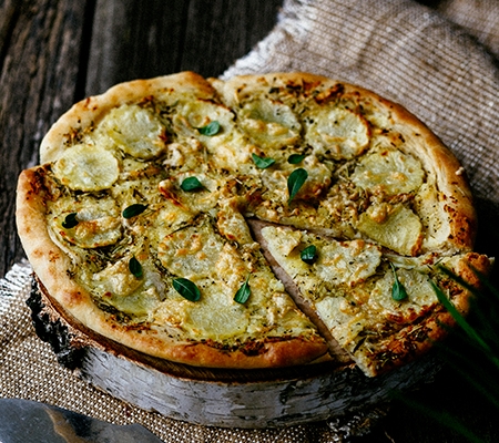 Tarte italienne aux pommes de terre et stracchino