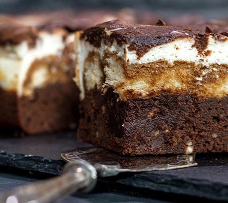 Brownie façon tiramisu au mascarpone CASA AZZURRA