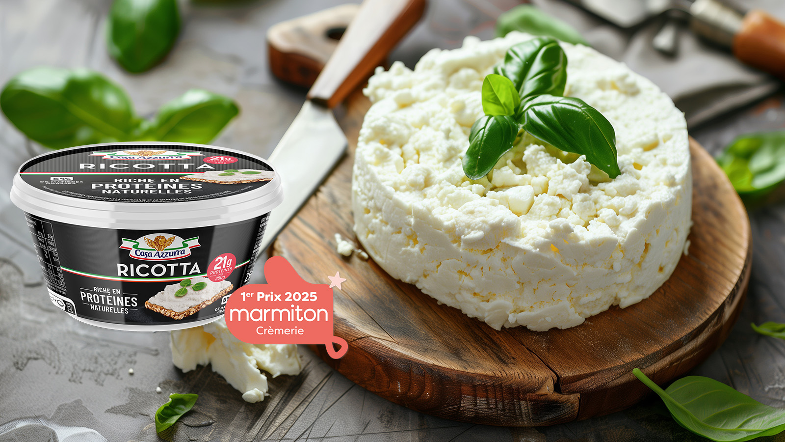 CAZA AZZURRA RICOTTA RICHE_EN PROTEINES NATURELLES