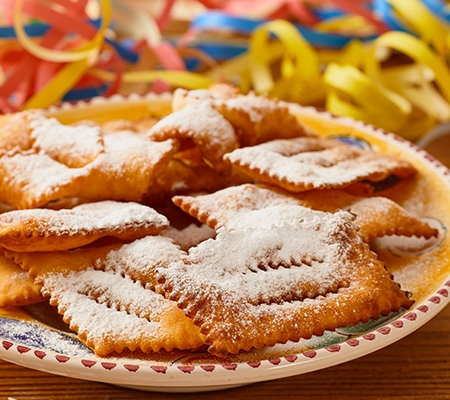 Chiacchere-Beignets de carnaval à la ricotta